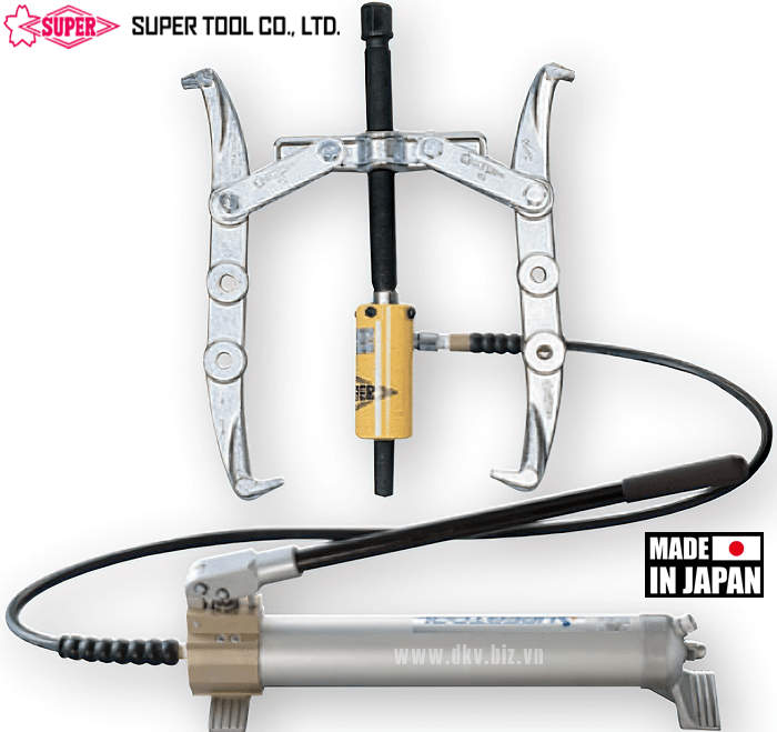 Bộ Cảo thủy lực Super Tools GLP 15, Super Tools hydraulic puller set GLP 15
