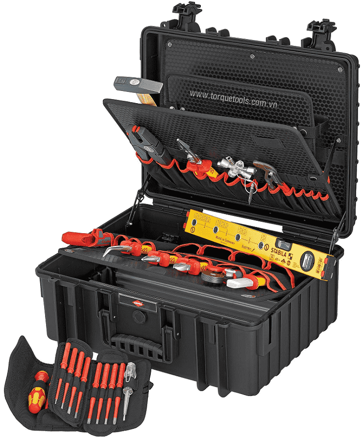 Bộ dụng cụ cách điện Knipex 00 21 36, Knipex VDE Tools Set 00 21 36