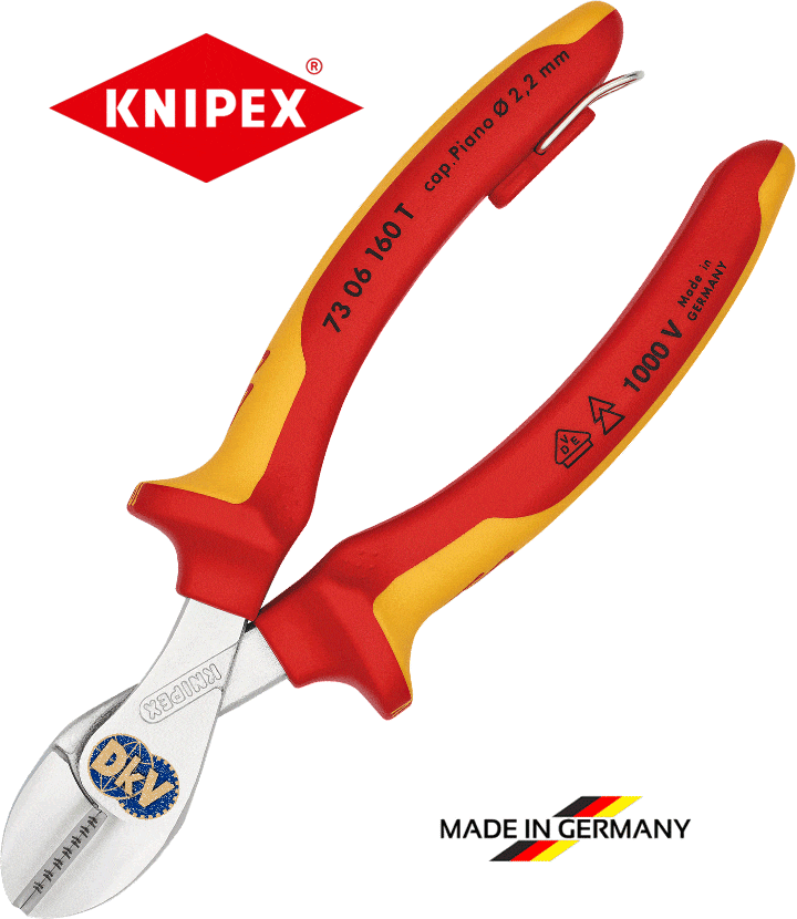 kim cat cach dien Knipex 73 06 160 T, Knipex vde cutting pliers 73 06 160 T