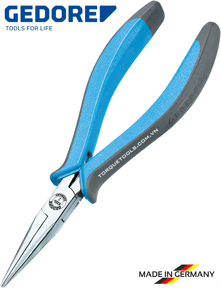 kim mo nhon chong tinh dien gedore 8305-2, gedore esd needle nose electronic pliers 8305-2