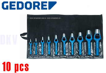 Bộ đột và đục lỗ Gedore 570303