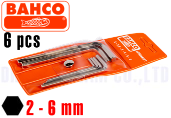 Bộ lục giác Bahco 1998M/6T