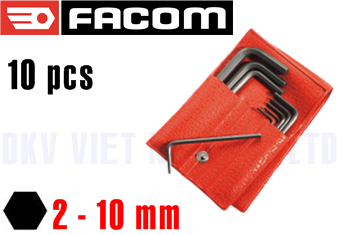 Bộ lục giác Facom 82H.JL10