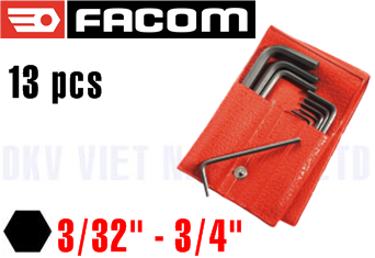 Bộ lục giác Facom 82H.JU13