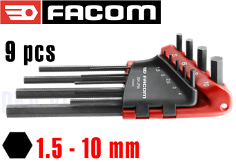 Bộ lục giác Facom 83S.JP9AL