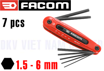 Bộ lục giác Facom 86H.JE7B