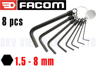 Bộ lục giác Facom 87HL.JE8