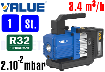 Bơm chân không pin Value VRP-2SELi