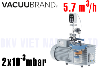 Bơm chân không Vacuubrand RZ 6 +FO +VS 16 +VACUU·VIEW extended