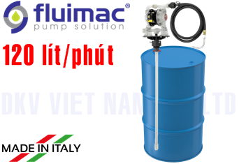 Bơm màng thùng phuy Fluimac PD120 | PP