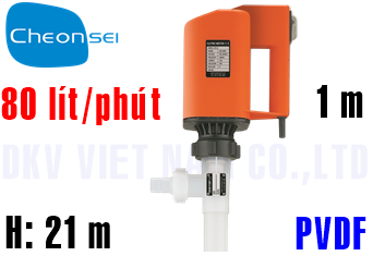 Bơm thùng phuy Cheon Sei DR-FHS-10-U4S-S