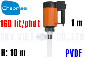 Bơm thùng phuy Cheon Sei DR-FLS-10-U8S-S