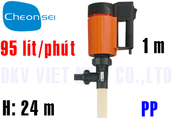 Bơm thùng phuy Cheon Sei DR-PHS-10-U8S-S