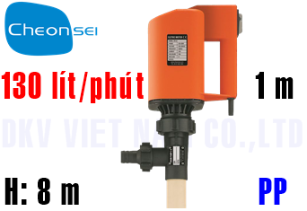 Bơm thùng phuy Cheon Sei DR-PLS-10-U4S-S