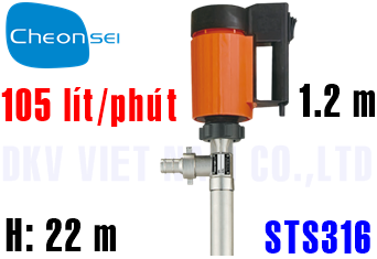Bơm thùng phuy Cheon Sei DR-SHS-12-U8S-S