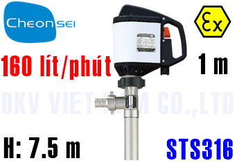 Bơm thùng phuy Cheon Sei DR-SLS-10-E4S-S