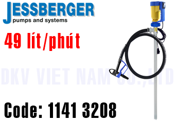 Bơm thùng phuy Jessberger JP-140 PVDF, 1141 3208