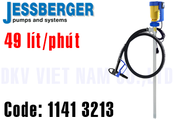 Bơm thùng phuy Jessberger JP-140 PVDF, 1141 3213