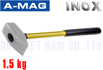 Búa đầu vuông inox A-MAG 1001500EF