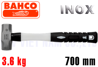 Búa đầu vuông Inox Bahco SS502-3600-FB