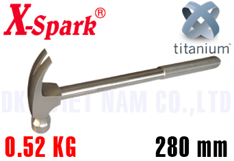 Búa Titanium đầu tròn X-Spark 5703-1002
