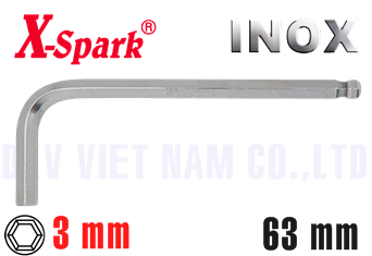 Chìa vặn lục giác Inox X-Spark 8120D-3