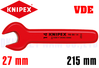 Cờ lê cách điện Knipex 98 00 27