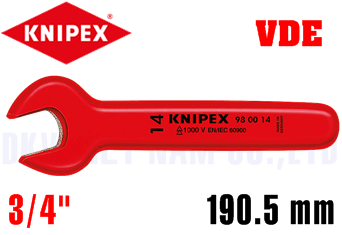 Cờ lê cách điện Knipex 98 00 3/4