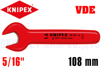 Cờ lê cách điện Knipex 98 00 5/16
