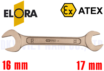 Cờ lê chống cháy nổ Elora 100-16x17 Al Br