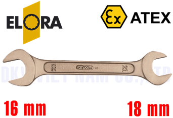 Cờ lê chống cháy nổ Elora 100-16x18 Al Br