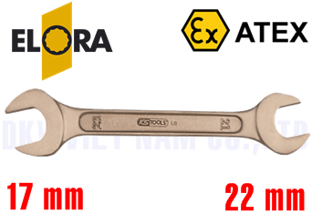 Cờ lê chống cháy nổ Elora 100-17x22 Al Br