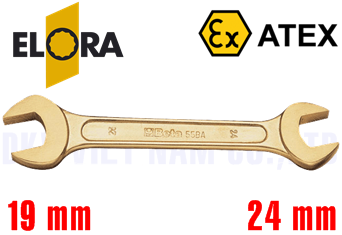 Cờ lê chống cháy nổ Elora 100-19x24 Cu Be