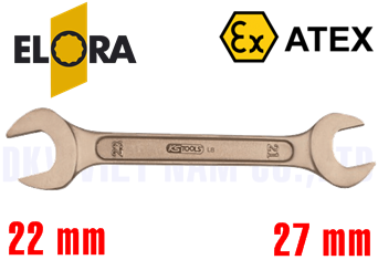 Cờ lê chống cháy nổ Elora 100-22x27 Al Br