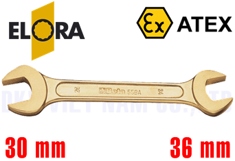 Cờ lê chống cháy nổ Elora 100-30x36 Cu Be