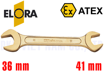 Cờ lê chống cháy nổ Elora 100-36x41 Cu Be