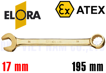 Cờ lê chống cháy nổ Elora 205-17 Cu Be