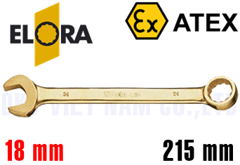 Cờ lê chống cháy nổ Elora 205-18 Cu Be