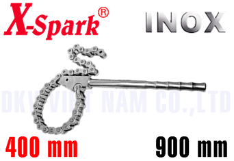 Cờ lê dây xích Inox X-Spark 8117A-1008