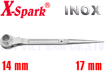 Cờ lê đuôi chuột Inox X-Spark 8130-1417