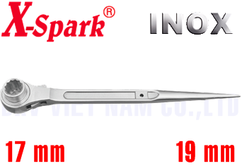 Cờ lê đuôi chuột Inox X-Spark 8130-1719