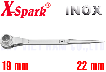 Cờ lê đuôi chuột Inox X-Spark 8130-1922