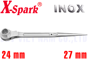 Cờ lê đuôi chuột Inox X-Spark 8130-2427