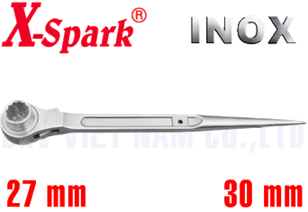 Cờ lê đuôi chuột Inox X-Spark 8130-2730
