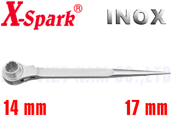 Cờ lê đuôi chuột Inox X-Spark 8130A-1417