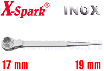 Cờ lê đuôi chuột Inox X-Spark 8130A-1719