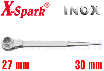 Cờ lê đuôi chuột Inox X-Spark 8130A-2730