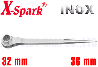 Cờ lê đuôi chuột Inox X-Spark 8130A-3236