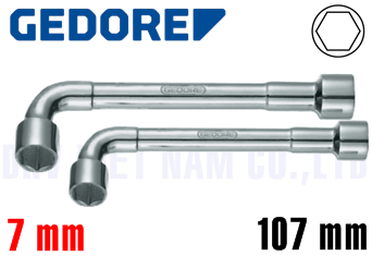Ống điếu lục giác Gedore 25 PK 7
