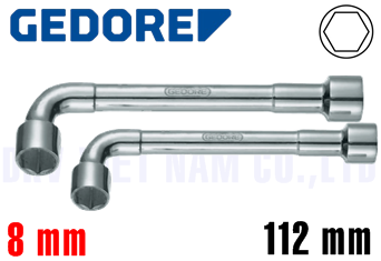 Ống điếu lục giác Gedore 25 PK 8